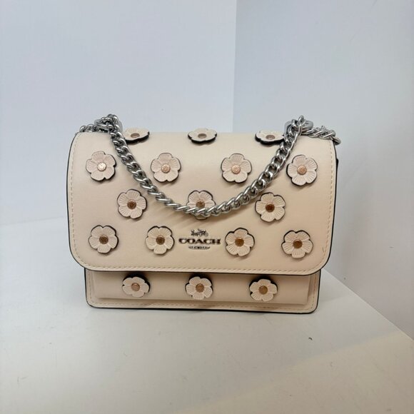 coach Mini Klare Crossbody Bag With Floral Applique cak00 - Picture 2 of 8